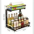 2-Tier Adjustable Under Sink Organizer