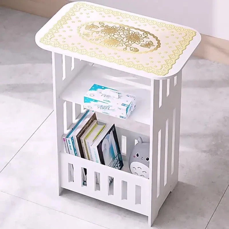 Modern Multi-Purpose Side Table with Storage