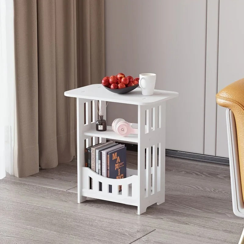 Modern Multi-Purpose Side Table with Storage