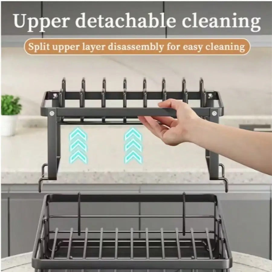 2-Tier Kitchen Dish Drying Rack